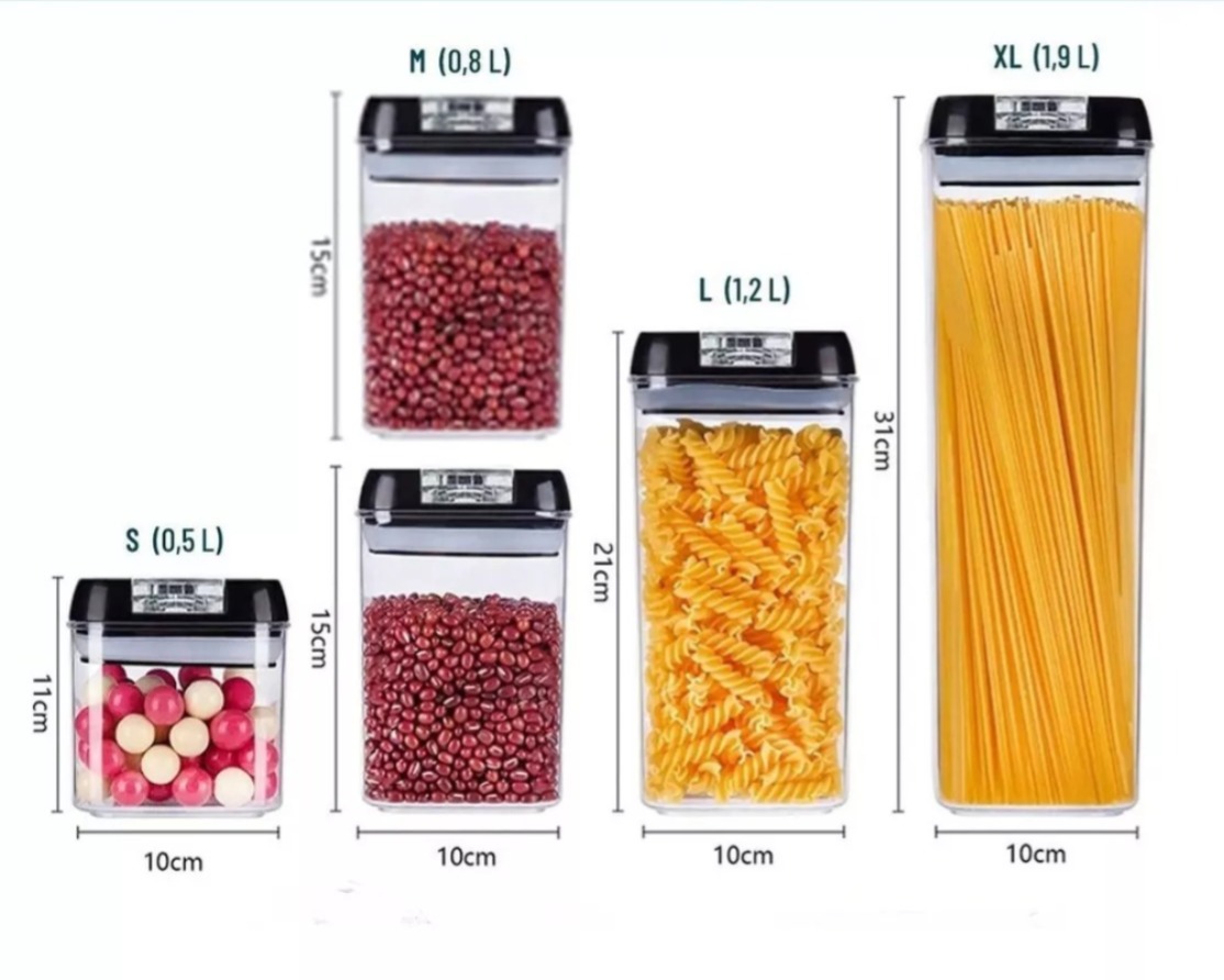 Miniatura 3 de RECIPIENTES  HERMÉTICOS x5